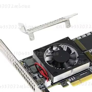 Quad M.2 Nvme Pcie Bifurcation Card - Адаптер PEX8747 Chip PCIe 3.0 X8
