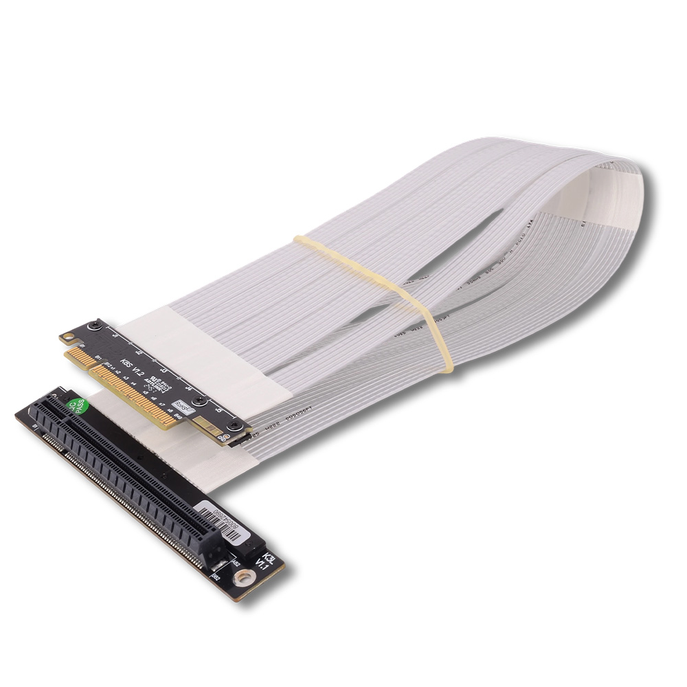 ADT-Link PCI-E 5.0 4.0 3.0 X8  – обзор и цена Pcie 4.0 X16 Riser Cable 90 Degree