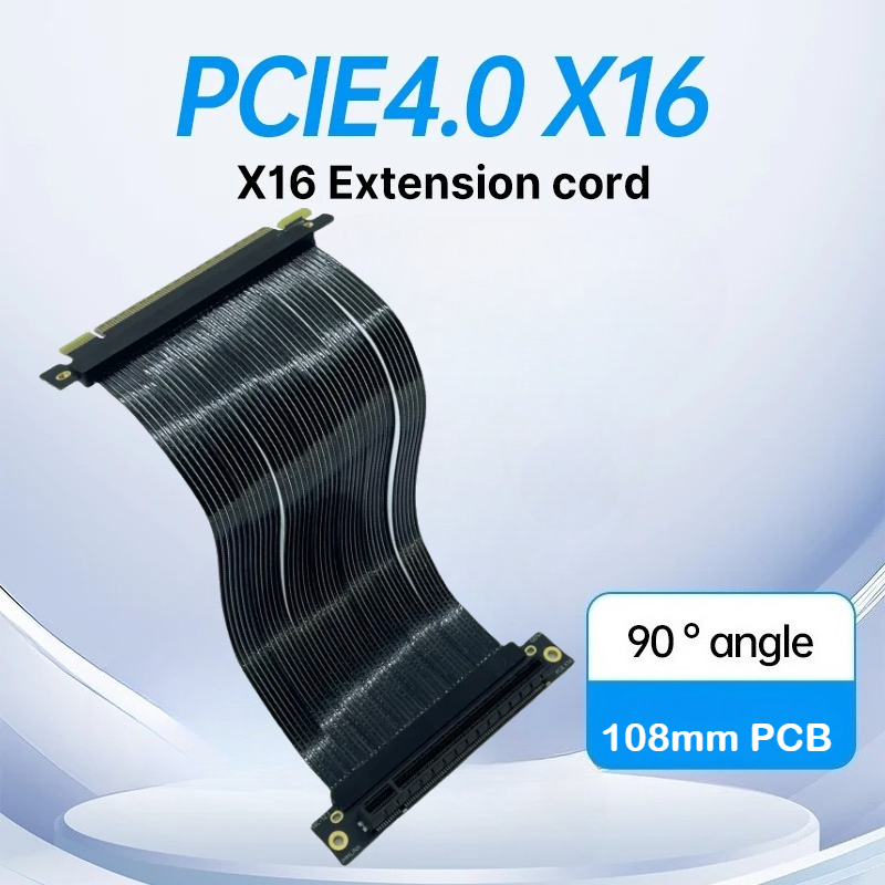 Экранированный удлинительный к – обзор и цена Pcie 4.0 X16 Riser Cable 90 Degree