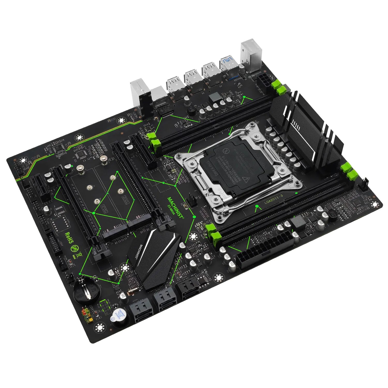 MACHINIST E5 MR9A V1.0 X99 Мат – обзор и цена X99 Dual Cpu Motherboard Combo