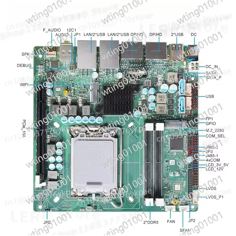 Материнская плата Mini ITX 13- – обзор и цена Lga 1700 Ddr5 Itx Motherboard