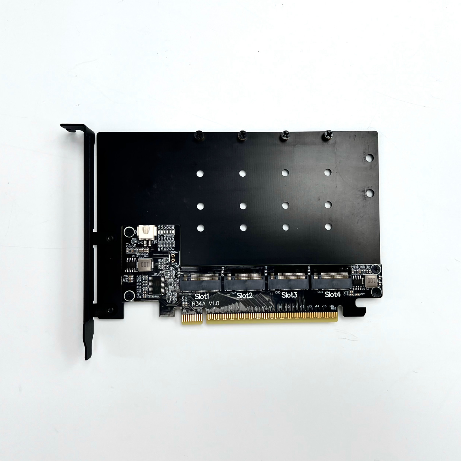 Адаптер PCIe 5.0 x16 для четыр – обзор и цена Quad M.2 Nvme Pcie Bifurcation Card